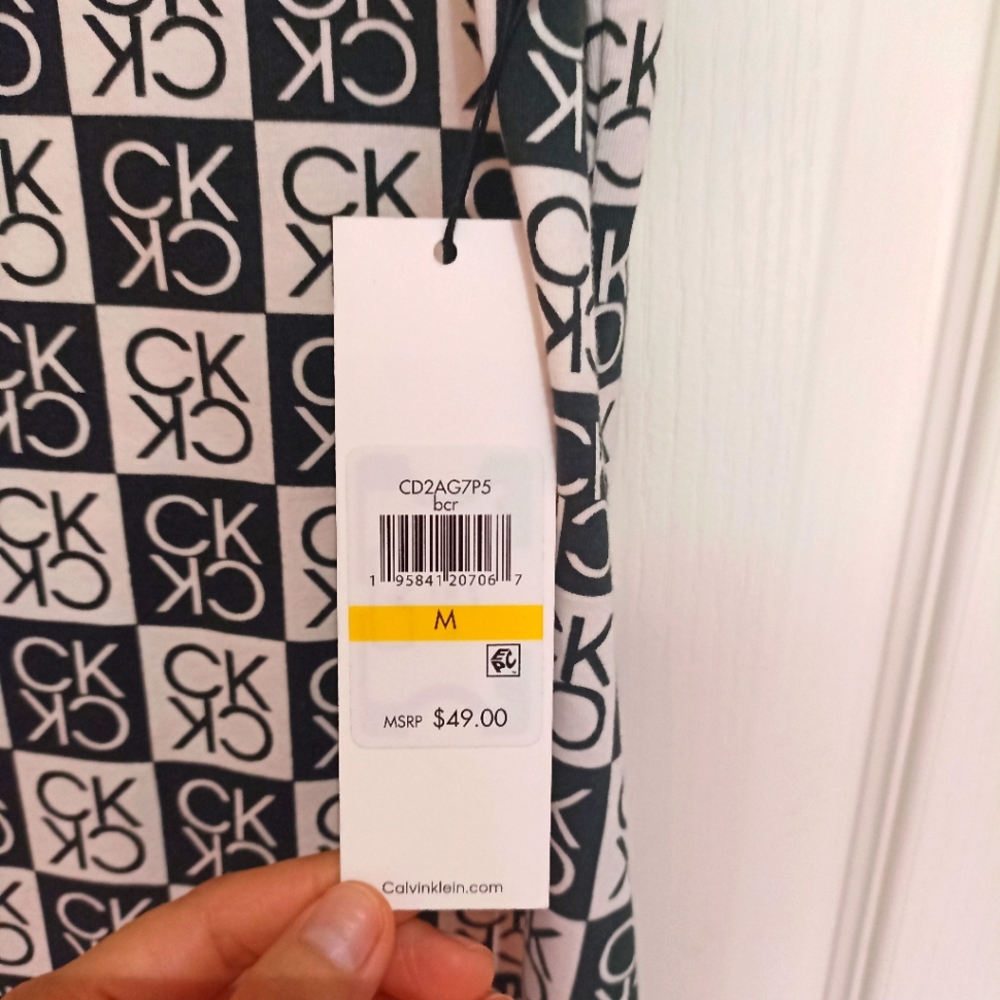 Brand new Calvin Klein t-shirt dress
